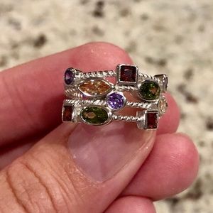 Multi Gemstone ring